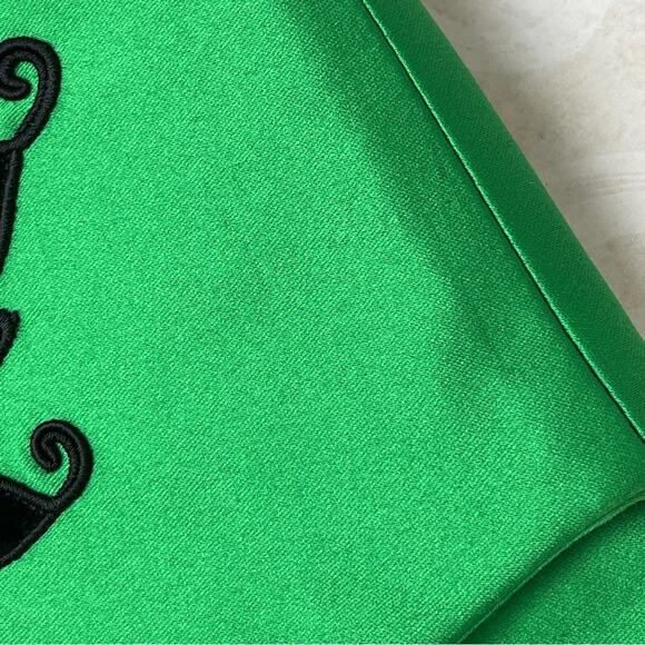 Leslie Fay Collections II Vintage Green Black Jacket Gold and Black Button Retro - Picture 11 of 12